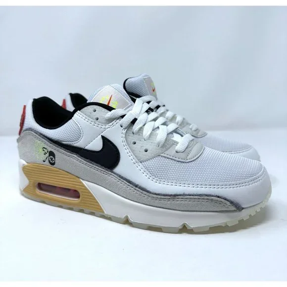 Nike Air Max 90 SE Swoosh Fiber White DV3335-100  NEW - Picture 3 of 7